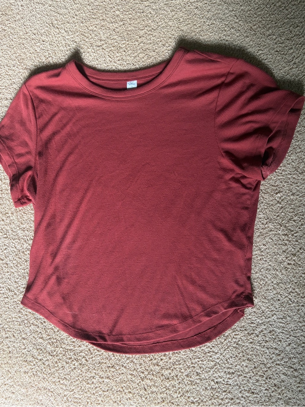 Ultra Lite Rib-Knit T-Shirt - Picture 2 of 8